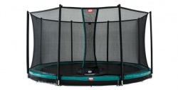 Батут BERG InGround Favorit Green 430 + защитная сетка Safety Net Comfort  Арт. 35.14.09.02