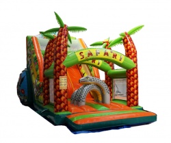 Коммерческий детский надувной батут "САФАРИ" СП.107