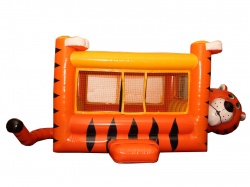 Коммерческий детский надувной батут-МАНЕЖ "ТИГР" СП. 128