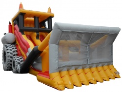 Коммерческий детский надувной батут "ТРАКТОР" СП. 126