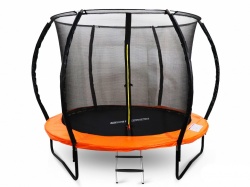 Батут спортивный Start Line Fitness  GLOBAL SLF 8 футов с внутренней сеткой и лестницей