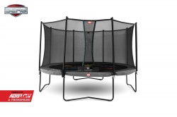 Батут BERG Champion Regular 430 Grey Levels +защитная сетка Safety Net Comfort 430 арт. 35.44.98.02