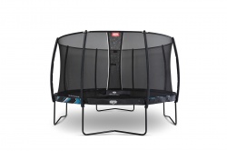 Батут Berg Чемпион Черный 430 + Защитная сетка Deluxe 430 арт. 35.44.95.01 (Champion Regular 430 Black + Safety Net Deluxe)