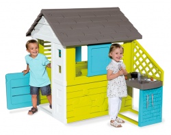 Домик игровой с кухней синий Smoby 810711  (Смоби)