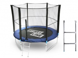 Батут спортивный Start Line Fitness 10 футов с внешней сеткой и лестницей
