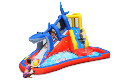 Надувная водная горка HAPPY HOP «Акула-3» 9327