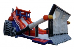 Коммерческий детский надувной батут "МЕГА-ТРАКТОР" СП.151