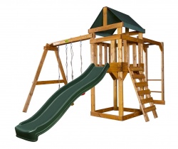 Детская игровая площадка Babygarden Play 4 (тёмно-зелёный)