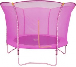 Детский батут Lily Tramp – 3,0 метра розовый с защитной сеткой