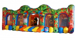 Коммерческий детский надувной батут "ЛИАНЫ" СП.191