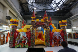 Коммерческий детский надувной батут "КОТ В САПОГАХ" СП. 117/1