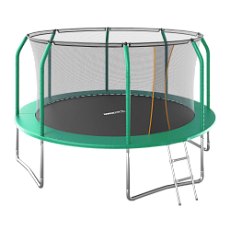 Дачный батут UNIX Line SUPREME BASIC 12 ft (green)