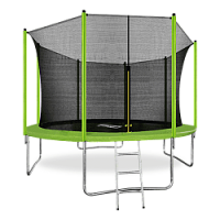 Спортивный батут 12FT с внутренней сеткой и лестницей ARLAND