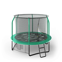 Дачный Пружинный Батут UNIX SUPREME GAME 8 FT GREEN