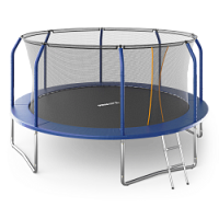 Дачный батут UNIX Line SUPREME BASIC 14 ft (blue)