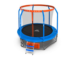 Батут DFC JUMP BASKET 8ft внутр.сетка, лестница (244cм)