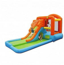 Водная горка с батутом и бассейном Веселый Клоун HAPPY HOP 9049