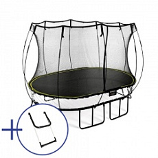Комплект Батут беспружинный овальный SPRINGFREE O77 Лестница