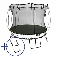 Комплект Батут беспружинный круглый SPRINGFREE R54 Лестница